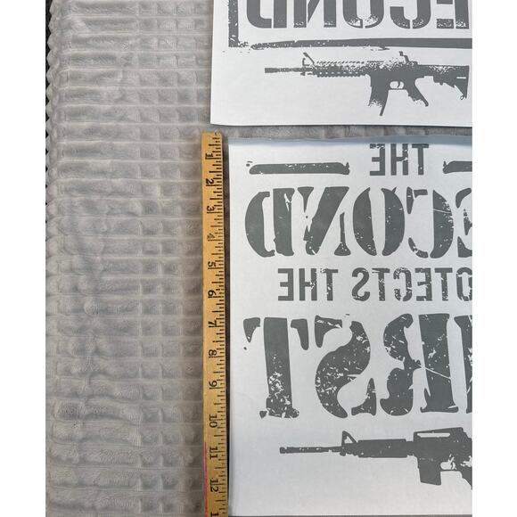 Bundle 6 Heat Transfers Second Amendment NRA Weapons Ammo Craft Gift Freedom USA - Picture 11 of 15